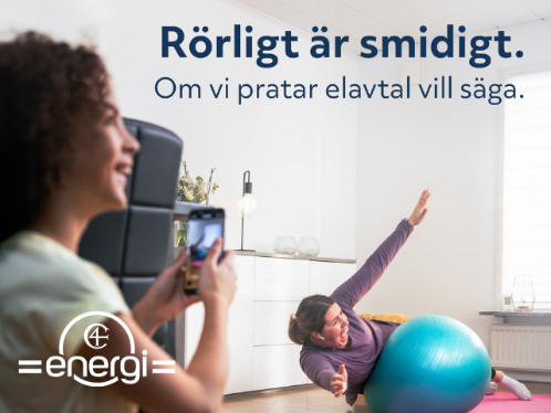 kvinna trillar från en pilatesboll och det står "rörligt är smidigt"