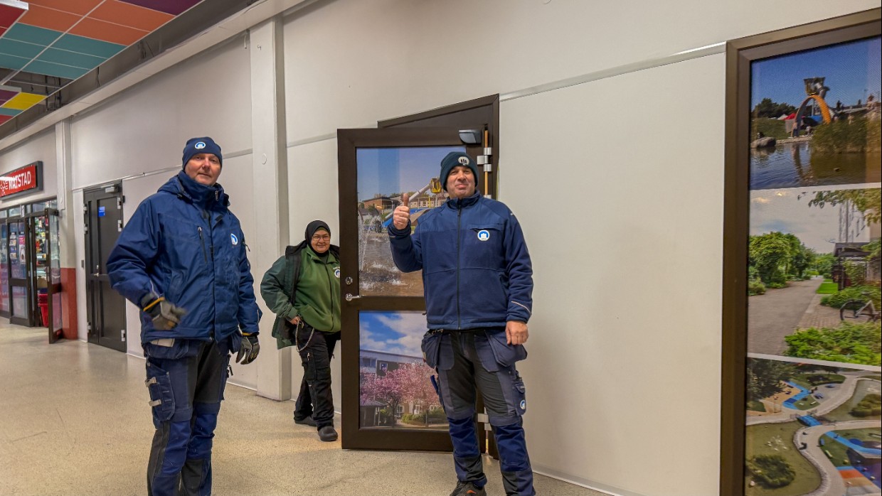 Ökad närvaro på centrat av ABK:s personal när kontoret flyttat in