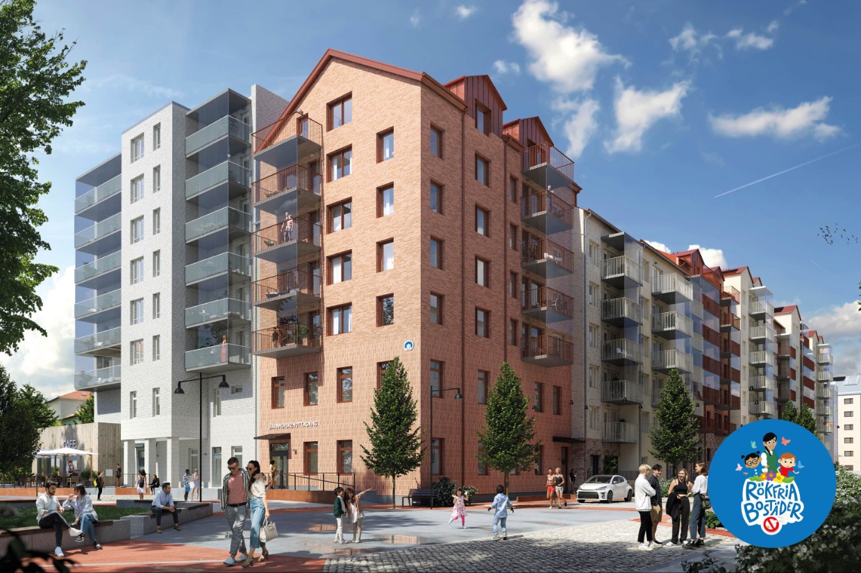 3d-illustration av det nya huset