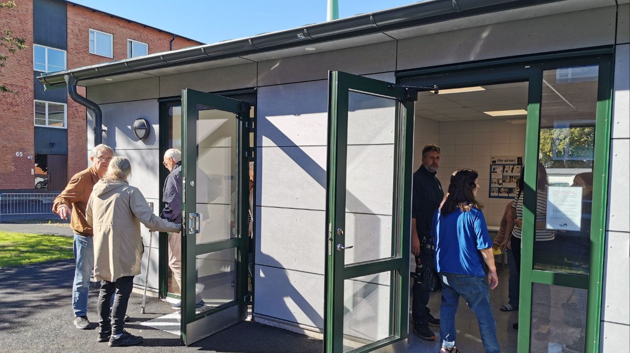 En av de nya tvättstugorna på Sommarlust